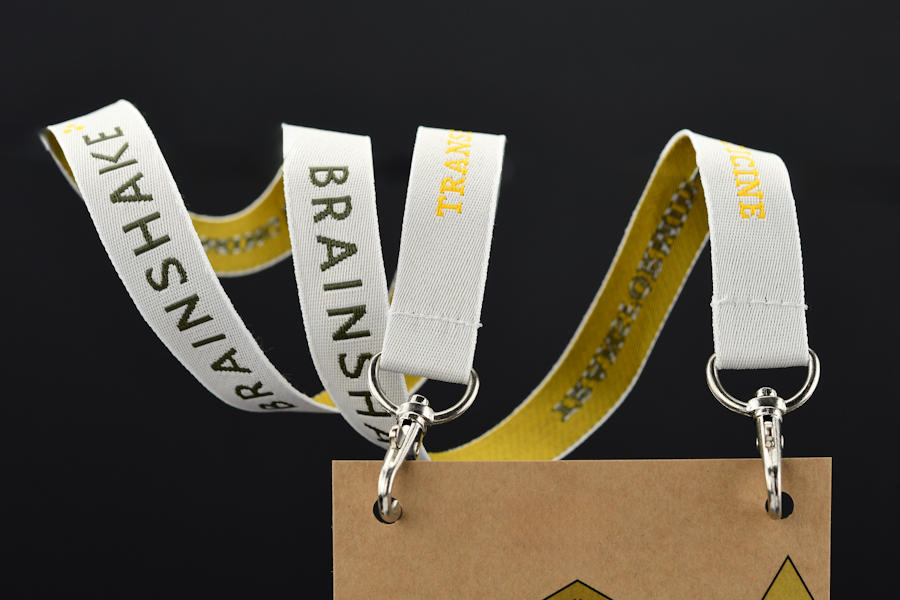 Custom Woven Lanyards with Logo - Pinpops®